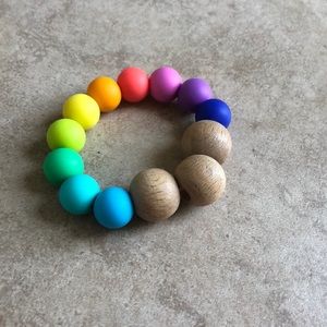 Lovevery Rainbow Teether Ring